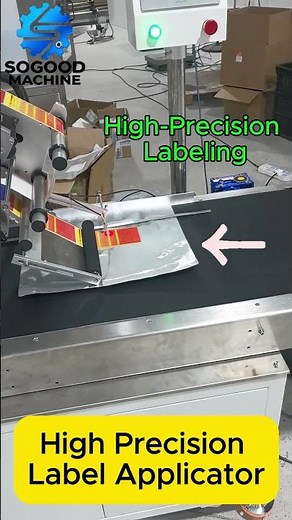 Automatic Pouch Labeling Machine with Auto-Feeding | High Precision Label Applicator