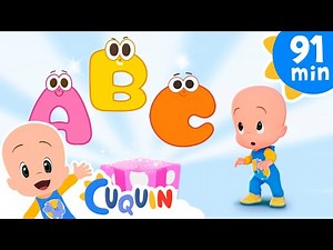 Canción del ABC (Abecedario) 🔠🎶 en MAYÚSCULAS y más | Canciones infantiles para bebés con Cleo y Cuq