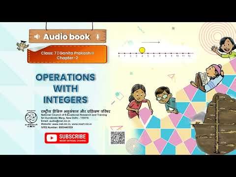 NCERT AudioBook Ganit Prakash II Mathematics in Eng Class 7 Chapter 02 Operations with Integers