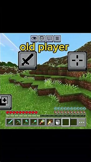 Old vs New Player in Minecraft 😈 Herobrine Sound Scary Moment