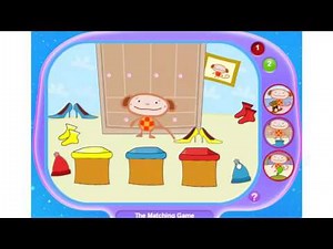 Baby Tv Colouring Games Matching Colors Clothes shoes