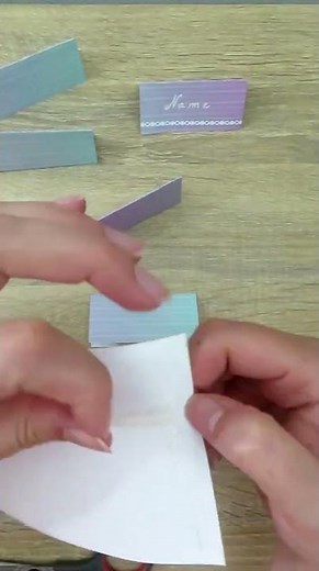🔴✂️✒️DIY Place cards