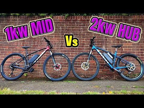 I Built a 1000w Mid-Drive... Can It Beat a 2000w Hub-Drive?