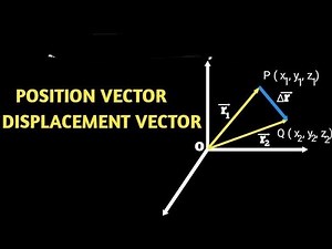 Vector Algebra ll position vector vector joining two points for class 12th maths ll ✔️