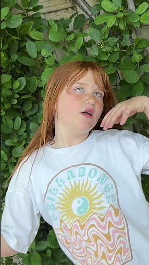 Adley's sassy slowmo commercial!! i think she nailed it! funny moment on a family walk