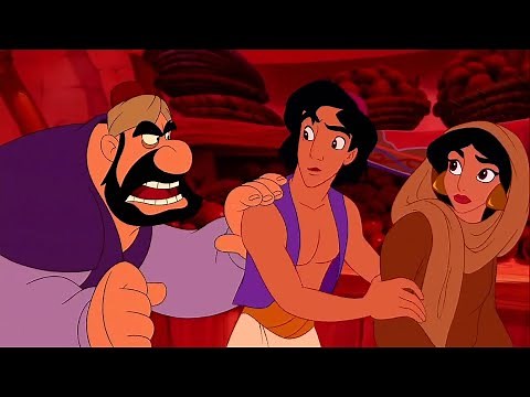 Aladdin (1992) - Aladdin Meets Princess Jasmine Scene (HD)