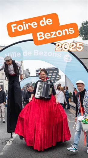 1.6K views · 110 reactions |  L’édition 2025 de la Foire de Bezons est finie !  Merci aux visiteurs, exposants et équipes mobilisées d’avoir fait vivre ce grand rendez-vous bezonnais ! À l’année prochaine ! | Bezons | Facebook