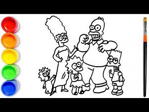 How to draw Simpsons | Simpson Drawing | Simpson | How to draw Simpsons Family