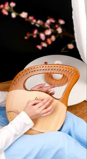 byla 27 strings lyre harp