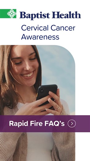Did you know cervical cancer can often be asymptomatic in its early stages? Early detection is key, and routine screenings are your best defense. Dr. Ijanae Allgood, a family medicine physician, answers common questions about cervical health. Schedule an appointment at 1-888-BAPTIST or visit baptist-health.com for more information. | Baptist Health Medical Center