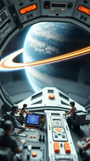 Neptune planet in miniature world....