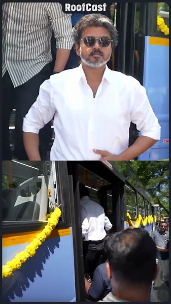 CM Vijay Govt Bus Travel | 300 New Bus Launch Event | TVK