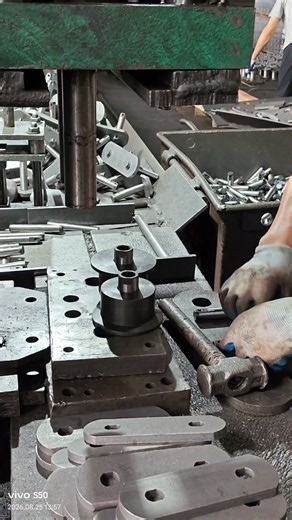 ⚙️🔨 Industrial Punch Press Operation and Metal Stamping