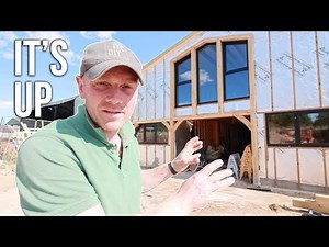 LIFTING OUR HUGE OAK FRAME - DIY Barn Conversion Project