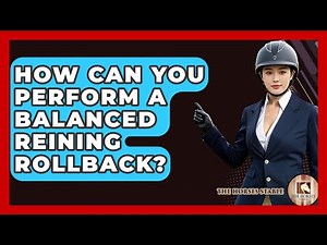 How Can You Perform A Balanced Reining Rollback? - The Horses Stable