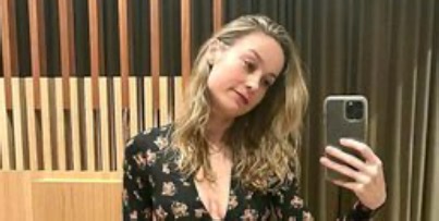 Brie Larson Reveals Her Super Sculpted Core And Legs For Date Night