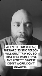 GUILT TRIPPING. This WILL happen when narcissistic people are losing their control and their grip on you. It is EXTREMELY CRUCIAL that you “HUNKER DOWN & STAND ON MORALS” if you ever plan to defeat them and escape. #guilt #guilty | Leon Walker
