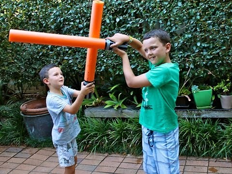 How to make a pool noodle lightsaber