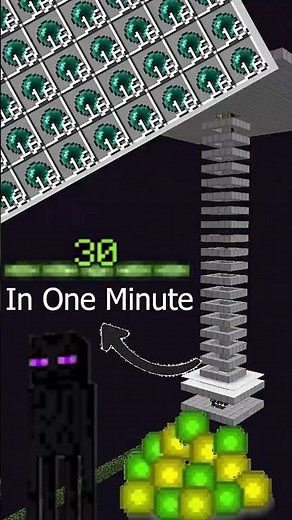 Easy Enderman XP Farm Tutorial for Minecraft 1.21.4+ | #trending #minecraft #shorts #gaming #shorts