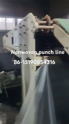 2020 carding double cylinder 2m. Punch machine 1middle 2high speed 3.8m with calander nonwoven