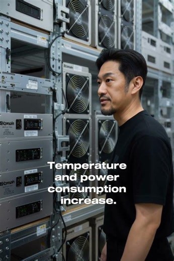 What happens when an ASIC miner runs under heavy load for a long time?