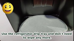 PoYang Refrigerator Drip Tray: 2 Pack Retangular - Mini Fridge Drip Tray, Non-slip Refrigerator Mats Absorbent