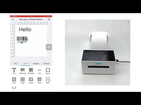 How to print label via iOS App