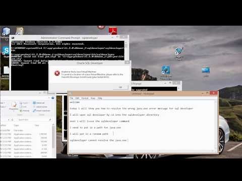 How to reset java exe path on sql developer