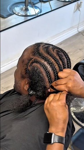 Cornrow For 4C Hair | Man Braids up | Part 6