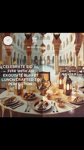 Celebrate Eid in Elegance at Mir Amin Palace ✨ Join us on the first day of the Eid for a luxurious Fitr Buffet Lunch, where timeless heritage meets exquisite flavors. Indulge in a carefully curated feast as you celebrate this special occasion with your loved ones in the enchanting setting of Mir Amin Palace. Discover the full menu in the bio link. ---------------------------------------- احتفلوا بعيد الفطر في أجواء راقية في قصر الأمير أمين ✨ احتفلوا معنا في أول أيام عيد الفطر مع بوفيه غداء عيد ا