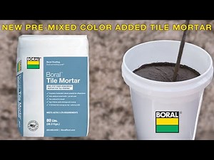 NEW One-Step Color Matched Tile Mortar Helps Protect New Roofs!