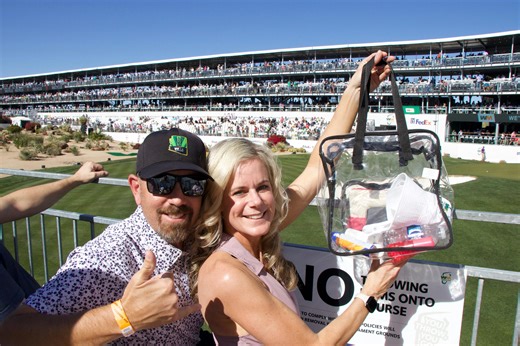 See what fans packed for a day at the WM Open's 16th hole