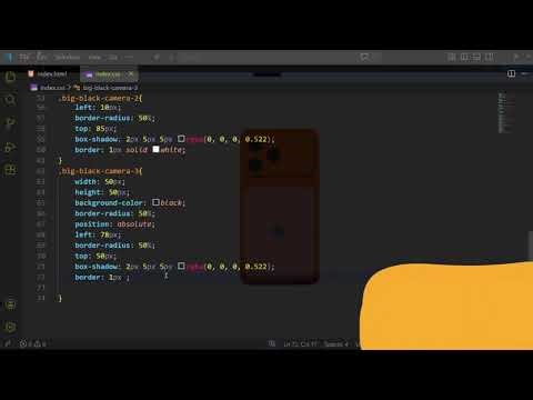How to make iphone 17 pro max just with html and css