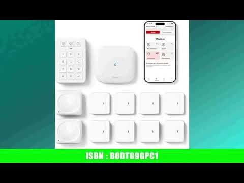 X-Sense Smart Home Sicherheitssystem AS12, Alarmanlage fÃ¼r TÃ¼r und Fenster, Codeschloss fÃ¼r
