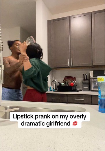 Lipstick Prank on Overly Dramatic Girlfriend