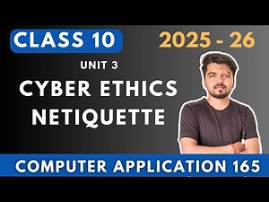 cyber ethics class 10 | netiquette class 10 computer application code 165