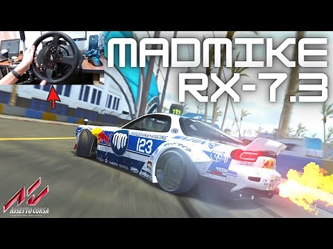 Mad Mike Mazda RX7.3 MADBUL Drifting - Assetto Corsa Drift