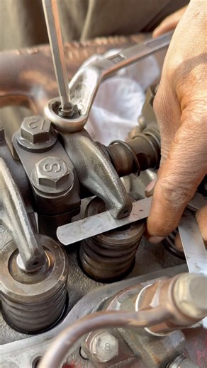 Valve Tappet setting | cylinder head tappet adjustment #foryouシ #hacks #head #valve #tappet #shorts