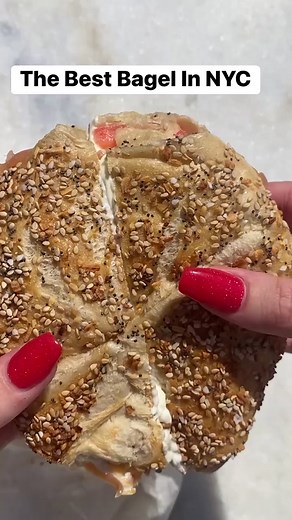 New York City is known for its bagels. But which one is the best? #foodinsider #bagels #sandwiches #foodies #nyc