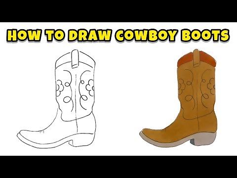 How to Draw Cowboy Boots Easily – Follow Along and Unveil the Magic