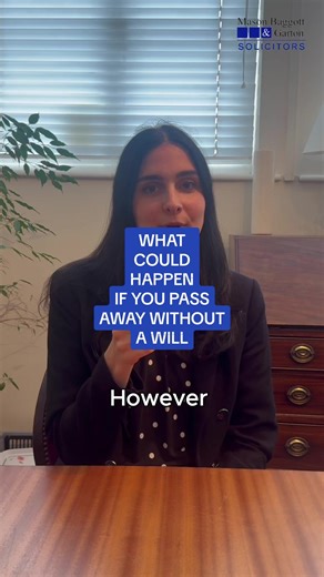 Writing a will is one of the most crucial things you can do in your lifetime, but according to figures, in 2024 nearly 40 million people were yet to write theirs. There are lots of different scenarios of what could happen if you pass away without a will, and Niki explains what could happen to an estate of someone who passes away without a partner, but with surviving children. SRA NO 824667. Always seek independent legal advice. #probate #uklaw #legal #wills