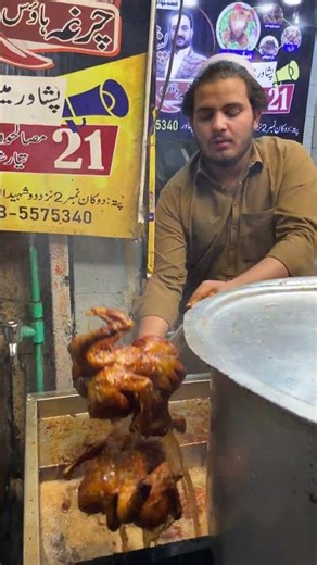 FRY CHICKEN IN DEEP OIL FOR STEAM CHICKEN 😋 #viral #shortvideo