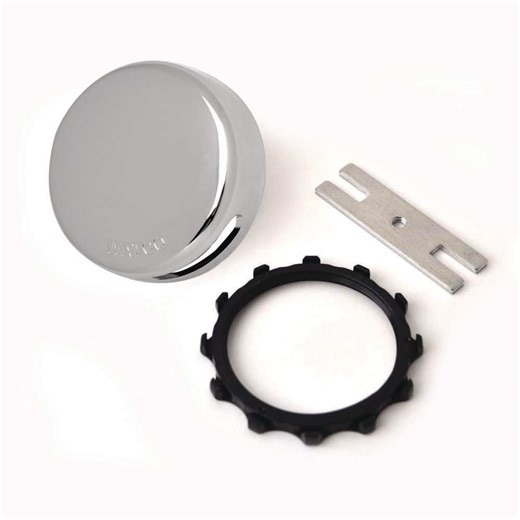 Watco Innovator Snap-On Bathtub Overflow Plate Kit in Chrome Plated 18009-CP - The Home Depot