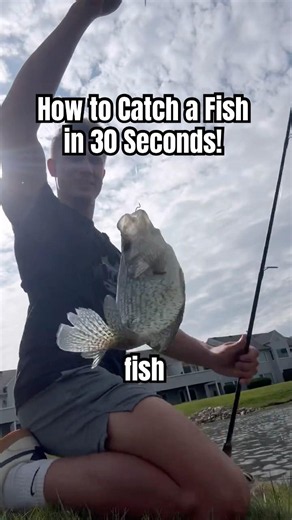 How To Catch A Fish In 30 SECONDS! 🔥💪 #fishing