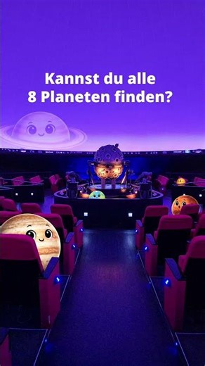 Kannst du alle 8 Planeten finden?