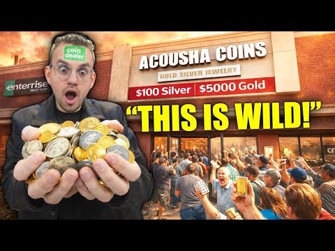Coin Shop In PURE CHAOS As SILVER & GOLD FLOOD IN! (First Day Open)