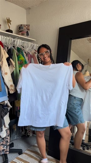 29K views · 244 reactions | 4 WAYS TO UPCYCLE A BASIC T-SHIRT • IDEA 3/4 ⭐️ Adding an elastic drawstring all around the shirt to create an easy draped/ruched look! — #sewing #fashiondesign #upcycledfashion #sustainablefashion #thriftflip | T-Shirt Upcycle Diy | Facebook