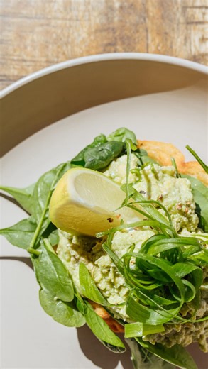 Smashed avo, but make it Hangar style 🥑✨ Our smashed avo never misses. #TheHangarCafeandBar #WelcomeAirside #YETIWhitsundays #Whitsundays #AirlieBeach #LoveWhitsundays #SmashedAvo | The Hangar Cafe and Bar