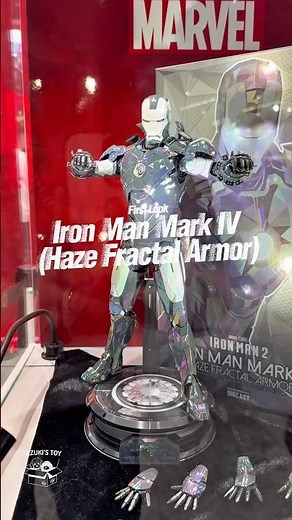 1st Look: Hot Toys Iron Man Mark IV (Haze Fractal Armor) 🌪️ buy it or pass?✨ #ironman #marvel #mcu