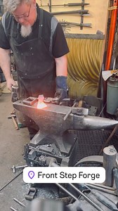 Damascus axes.What a pleasure to use the coal forge today .From a production point of view, you can’t beat the gas forge, but I needed a little time to focus on one of these at a time . One of three Damascus axes I’ve got in the works.This step is truing up what will be the edge and checking alignment of the poll, eye and edge. ...#frontstepforge #blacksmithing #handmade #madeincanada #handforged #yegmade #edmontonmade #yegmetal | Front Step Forge